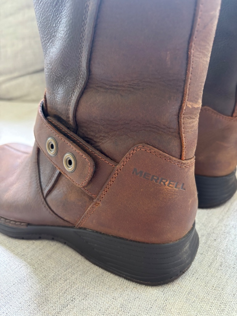 Merrell Boots, W Size 6, Brown, lighly used. - Picture 4 of 6